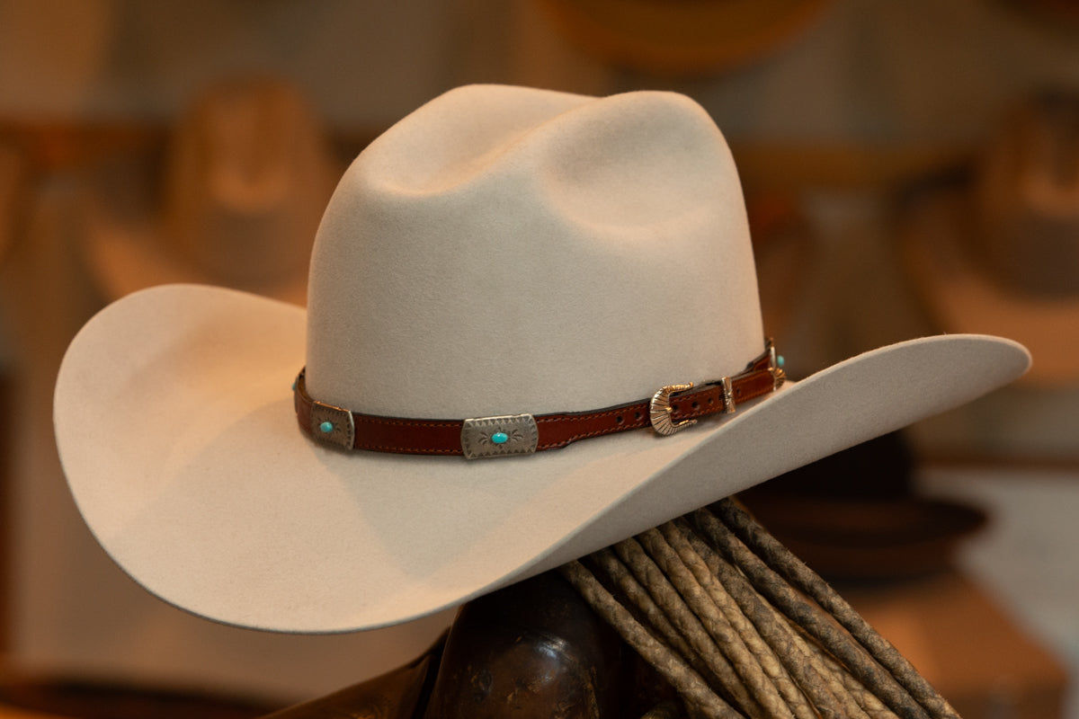 Silverbelly Sloped Cattleman's Style Hat (Size 7)