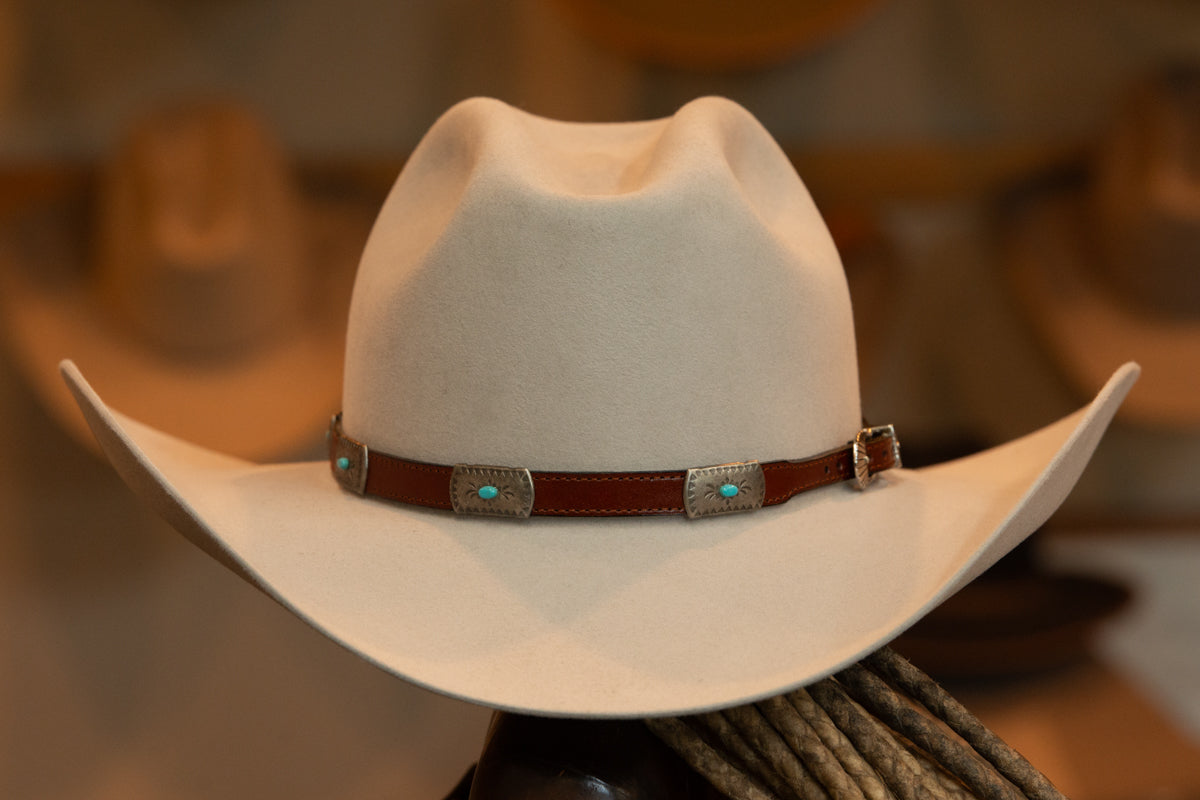 Silverbelly Sloped Cattleman's Style Hat (Size 7)