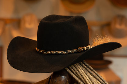 20X Premium Beaver Black Brick Cowboy Hat (Size 7 3/8)