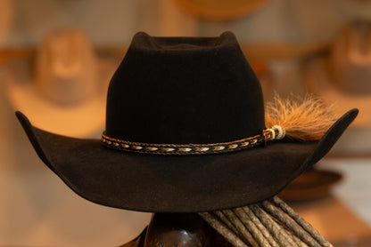 20X Premium Beaver Black Brick Cowboy Hat (Size 7 3/8)