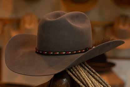 10X Granite Black Cattleman's Cowboy Hat (Size 7 1/2)