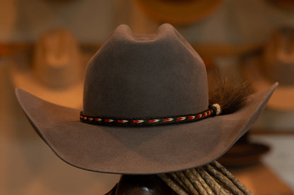 10X Granite Black Cattleman's Cowboy Hat (Size 7 1/2)
