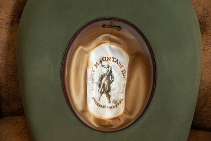 50X Beaver Light Green Cattleman's Cowboy Hat (Size 7 3/4)