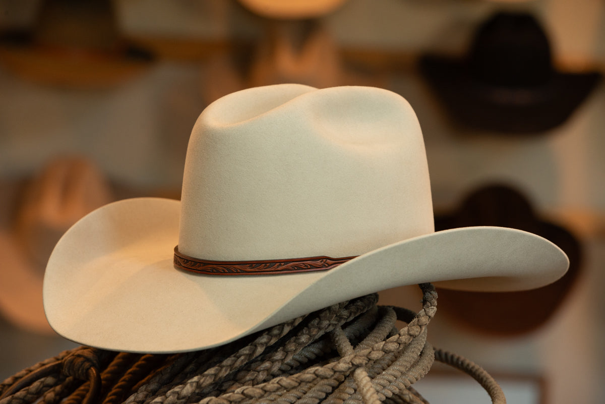 50X Beaver Silverbelly Cattleman's Cowboy Hat (Size 7 3/8)