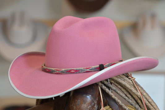 Old Rose Pinch Hat (Size 7 1/8+, 7 1/4-)