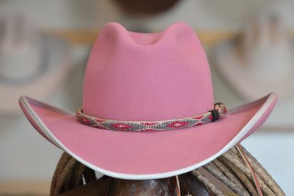 Old Rose Pinch Hat (Size 7 1/8+, 7 1/4-)