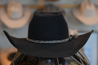 Black Brick or Canadian Hat (Size 7 3/8+,  7 1/2-)