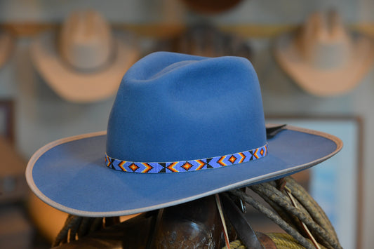 Slate Blue Pinch Town Hat (Size 7 1/8+)