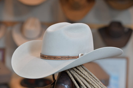 50% Beaver Silverbelly Sloped Cattleman's Cowboy Hat (Size 7 1/4) (Copy)