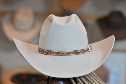 50% Beaver Silverbelly Sloped Cattleman's Cowboy Hat (Size 7 1/4) (Copy)