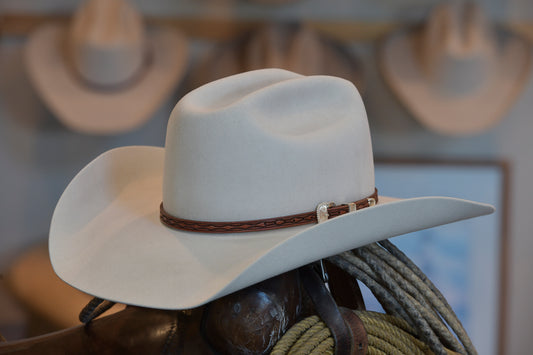 50% Beaver Bone Cattleman's Cowboy Hat (Size 7 1/4)